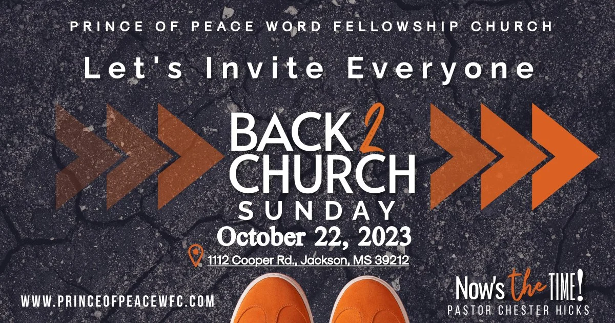 2023 Back 2 Church Family &amp; Friends Day