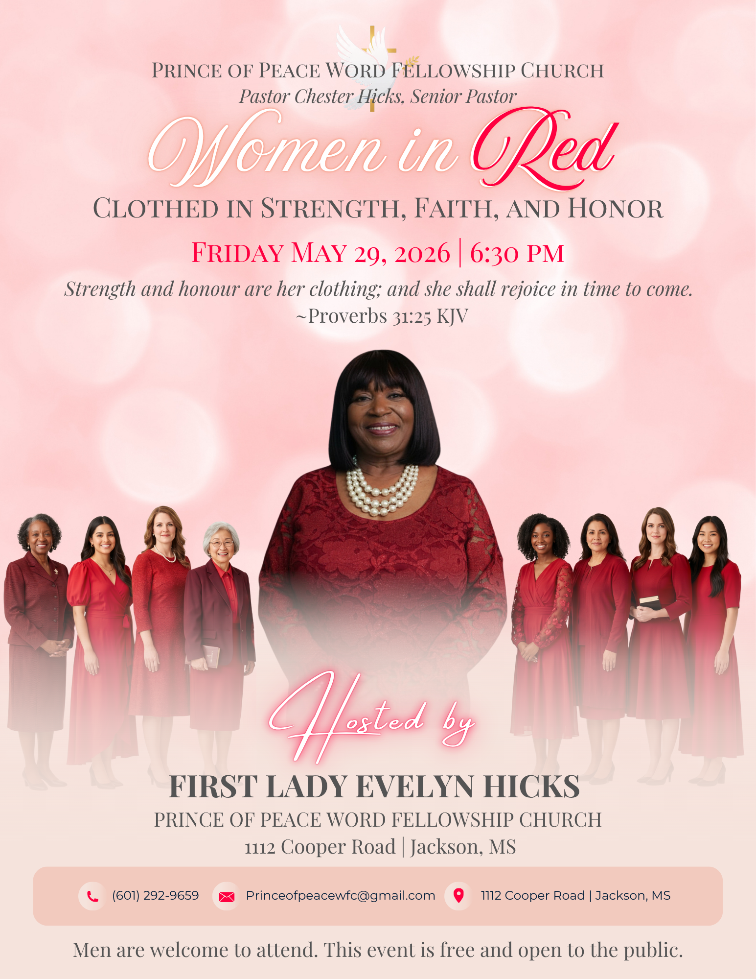 Women In Red Service 2026
