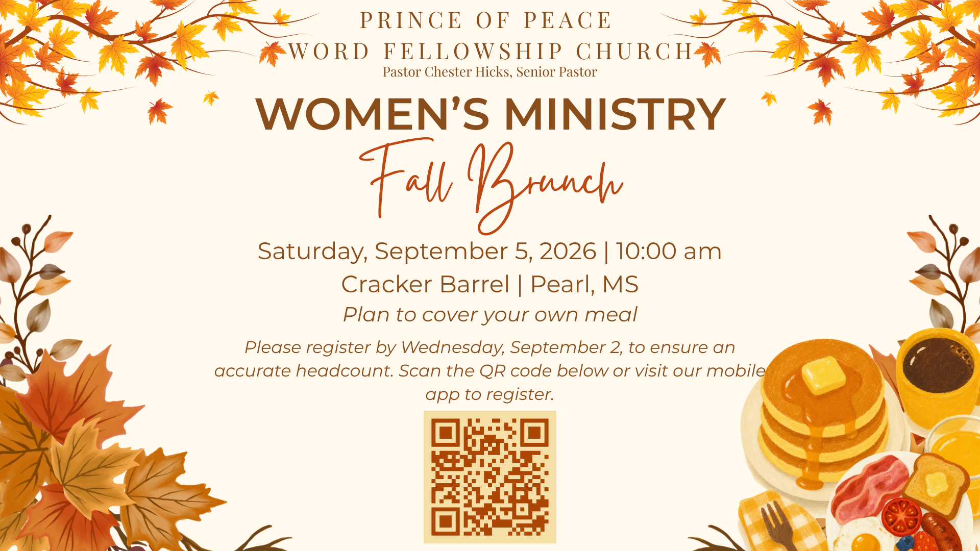 Women's Ministry Fall Brunch