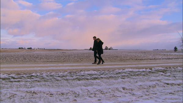 Prince Farming and Whitney take to the fields (photo from abc)