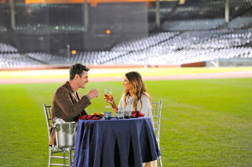Dating at Wrigley (photo from ew.com)