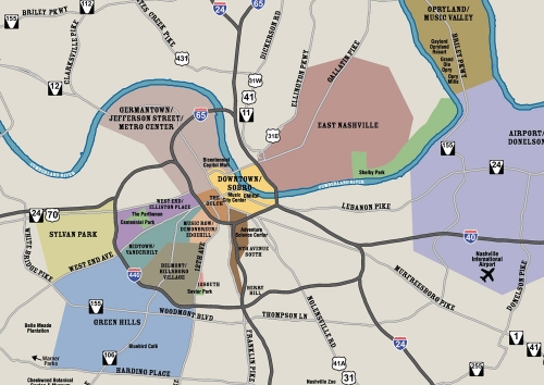 Map from visitmusiccity.com