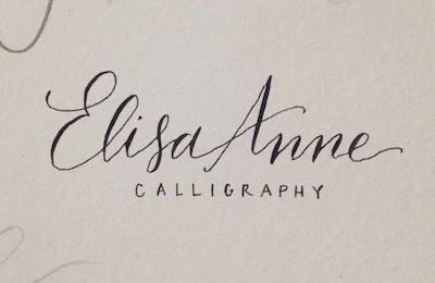 This was my very first logo draft created in May of 2015. I didn't finalize my actual logo until much later, in October of 2015. And it ended up looking quite a bit different than this!