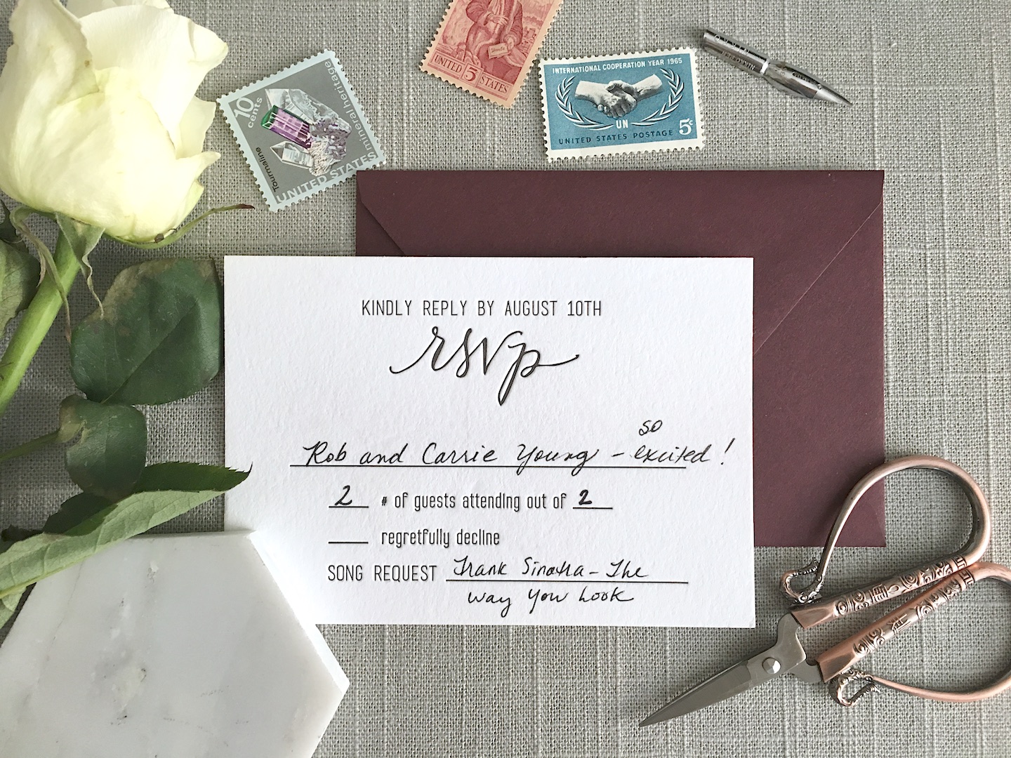22 Common Questions about Wedding RSVP Cards — ElisaAnne