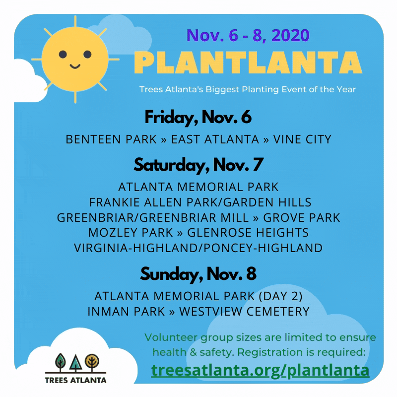 Plantlanta Tree Plantings Coming to Benteen Park!