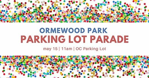 The @ormewoodchurch are hosting a fun, fun, fun neighborhood Parking Lot Parade today, May 15th, at 11AM.

Each entry in the parade is $5. Click on the link in our profile for entry into the parade. Local judges (like Sarah from Three Parks, Spoon ro