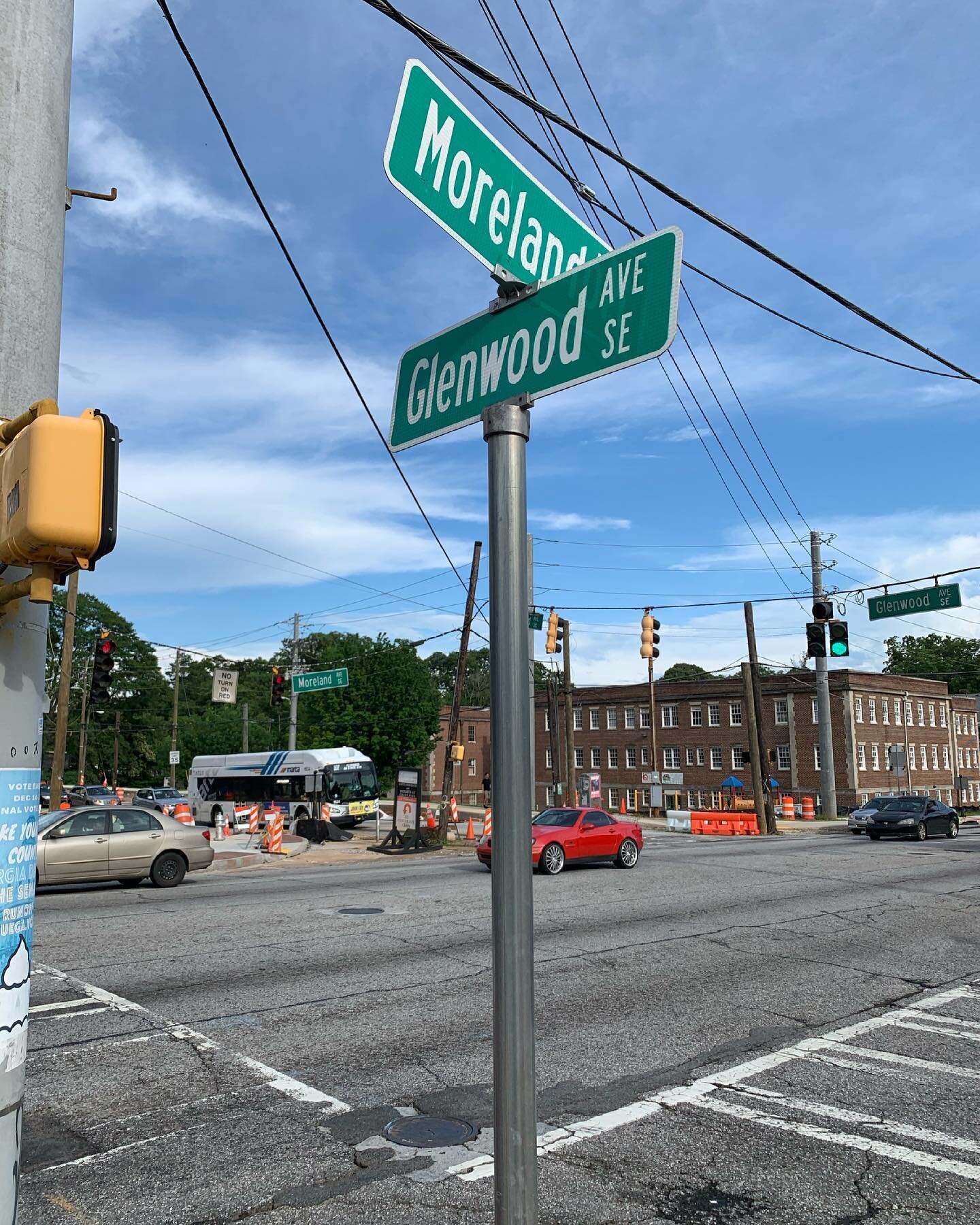 A quick update on the Moreland/Glenwood realignment. Per an email shared with us from ATLDOT, the project progress has recently slowed down. While excavating to install the new storm drain line, the contractor discovered some soil contaminated with g