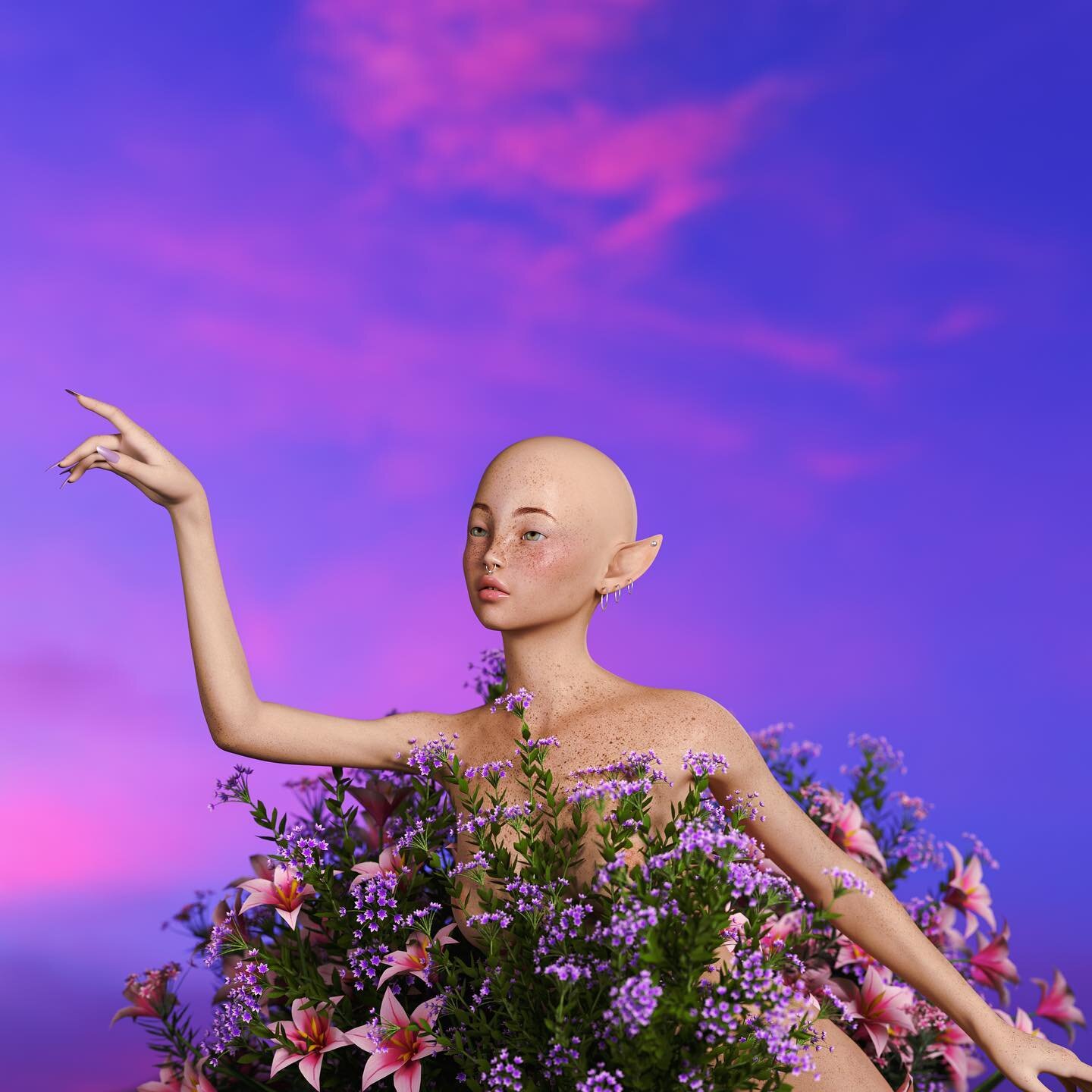 Blossom 🌷✨

_
#c4d #cinema4d #maxon #octane #otoy #3d #3dart #dailyrender #styleframe #fairycore #elfcore #thegraphicspr0ject 
#enter_imagination