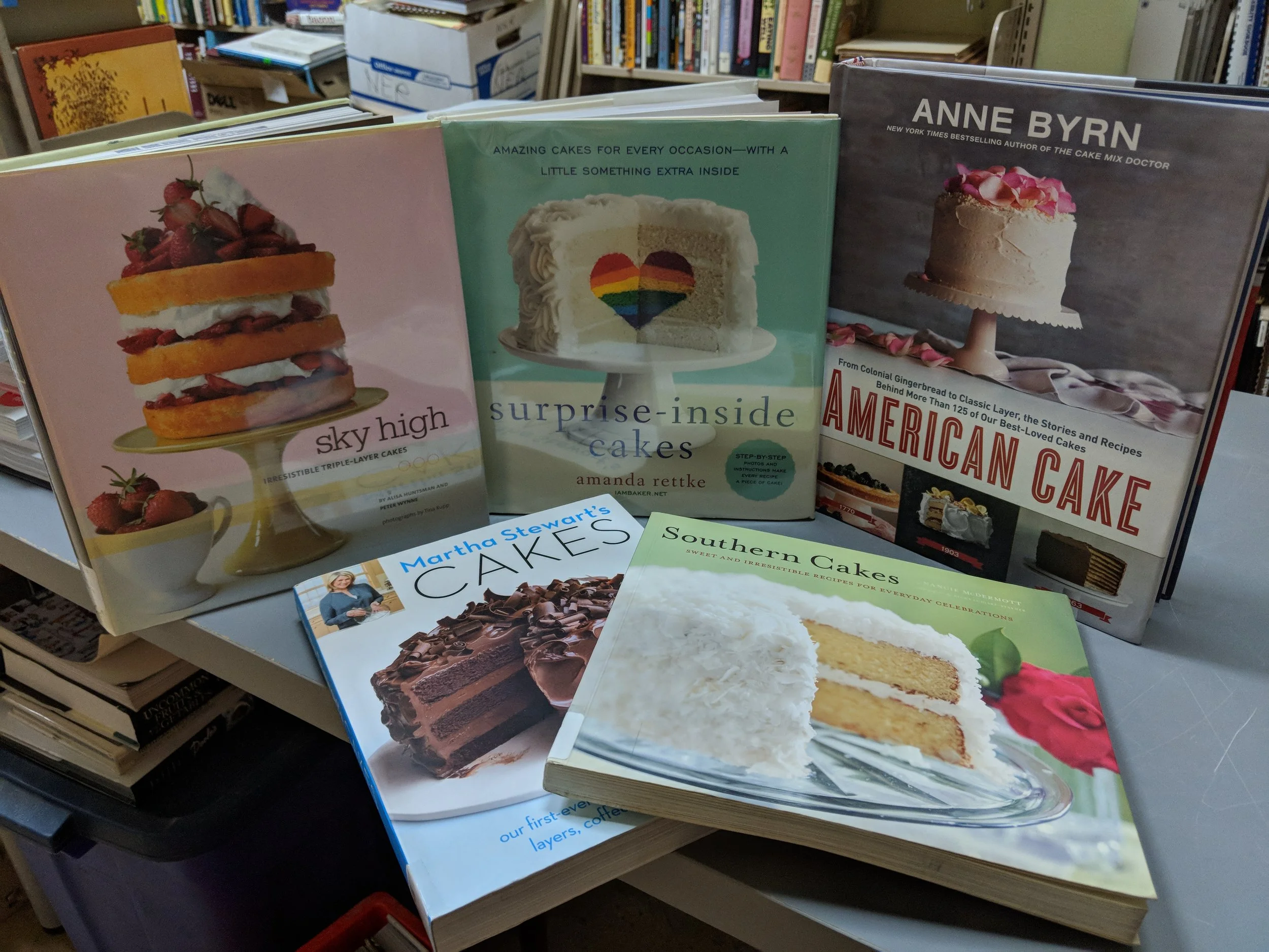 Cakes in the Library!