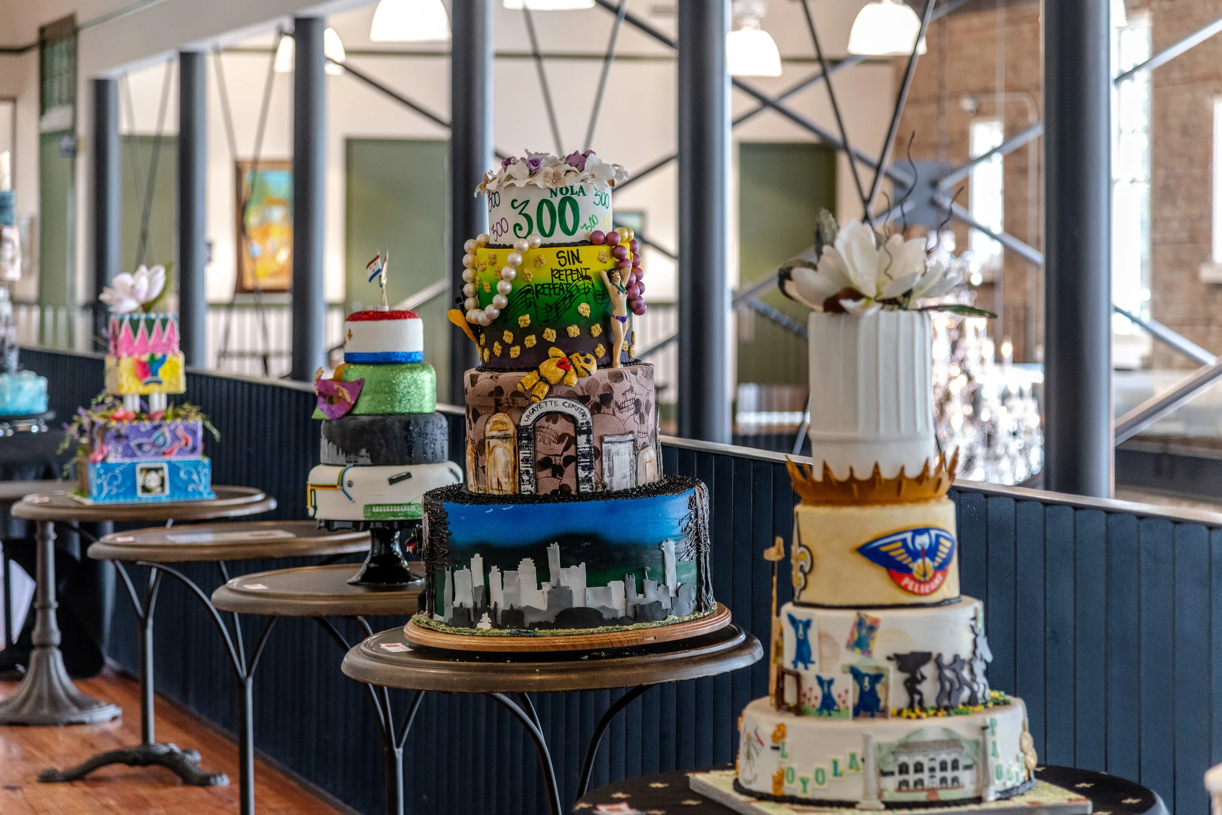 Cakes on Display at Dryades.jpg