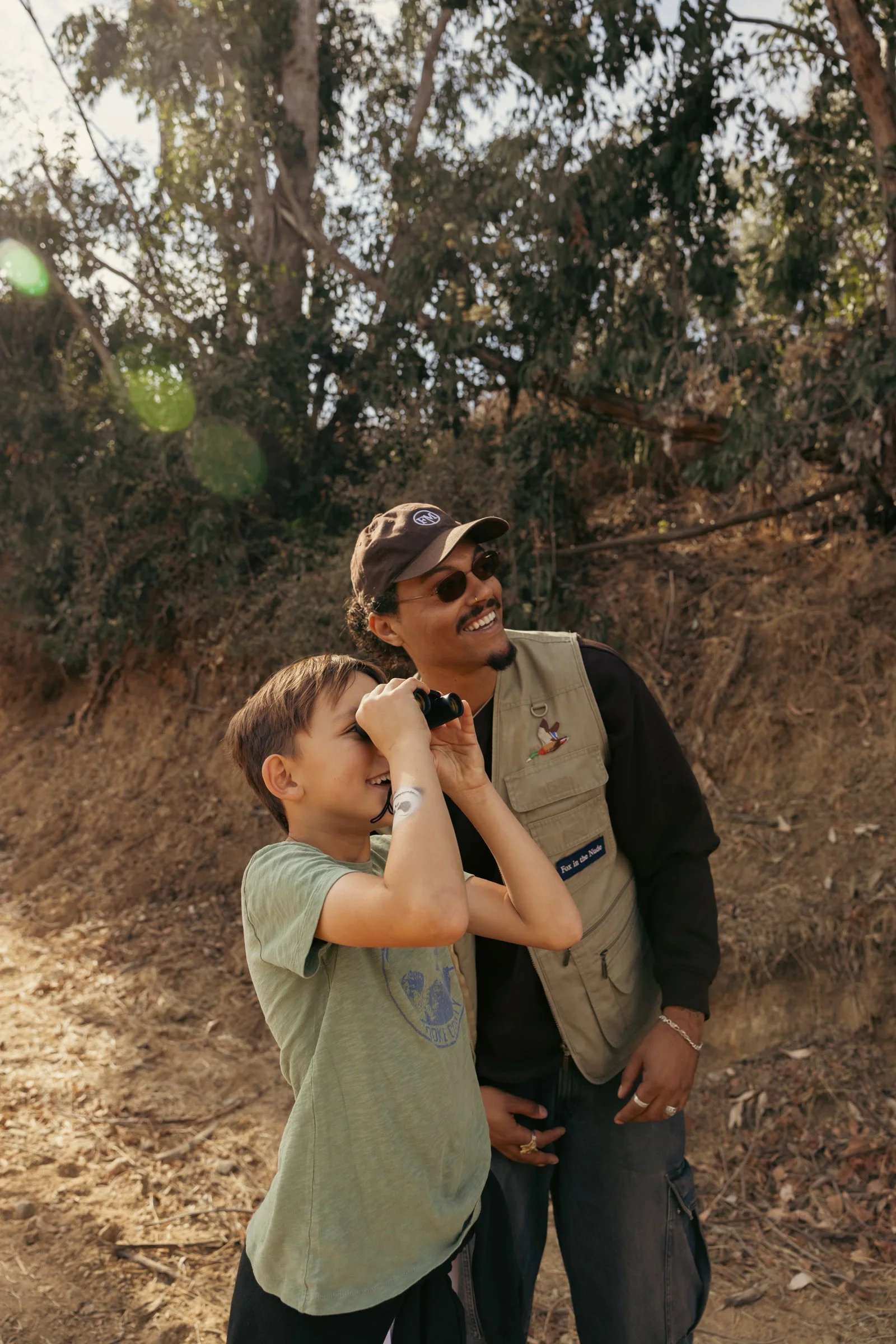 Outdoor bird watching event.