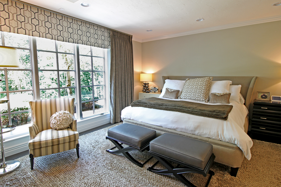 Given the homeowners’ busy, active lifestyle, Buxton wanted to create a restful oasis for the couple. Buxton was able to repurpose much of their original furniture, which fit seamlessly in the space. 