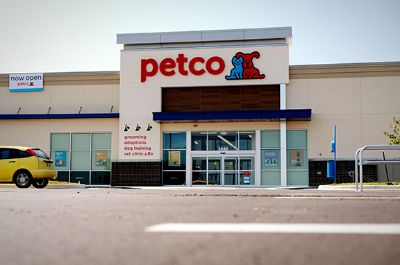 Petco’s new location at 3840 W. Washita St. is the first business to move into the Springfield Plaza development on East Sunshine Street.
