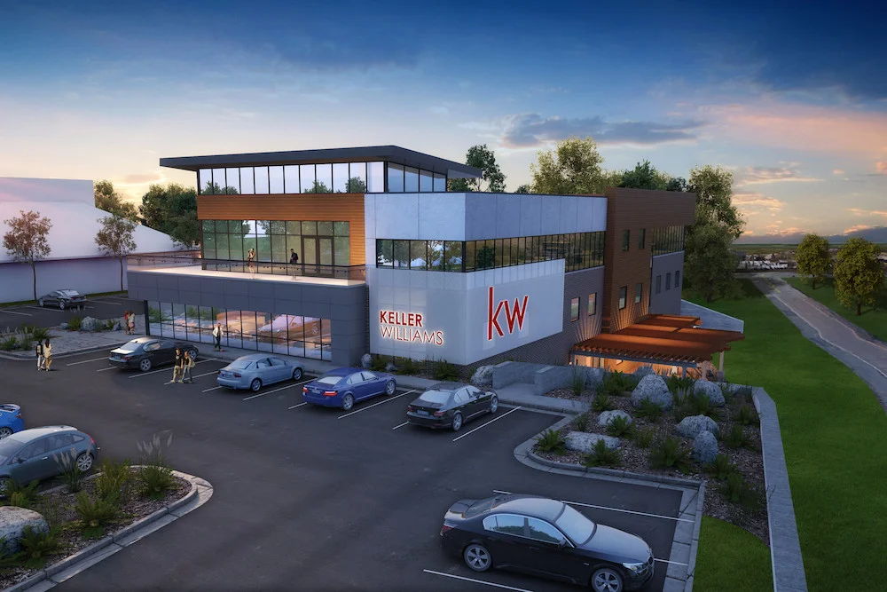 RENDERING PROVIDED BY BUXTON KUBIK DODD DESIGN COLLECTIVE Keller Williams Greater Springfield is planning its new office adjacent to the Battlefield Road on-ramp to U.S. Highway 65.