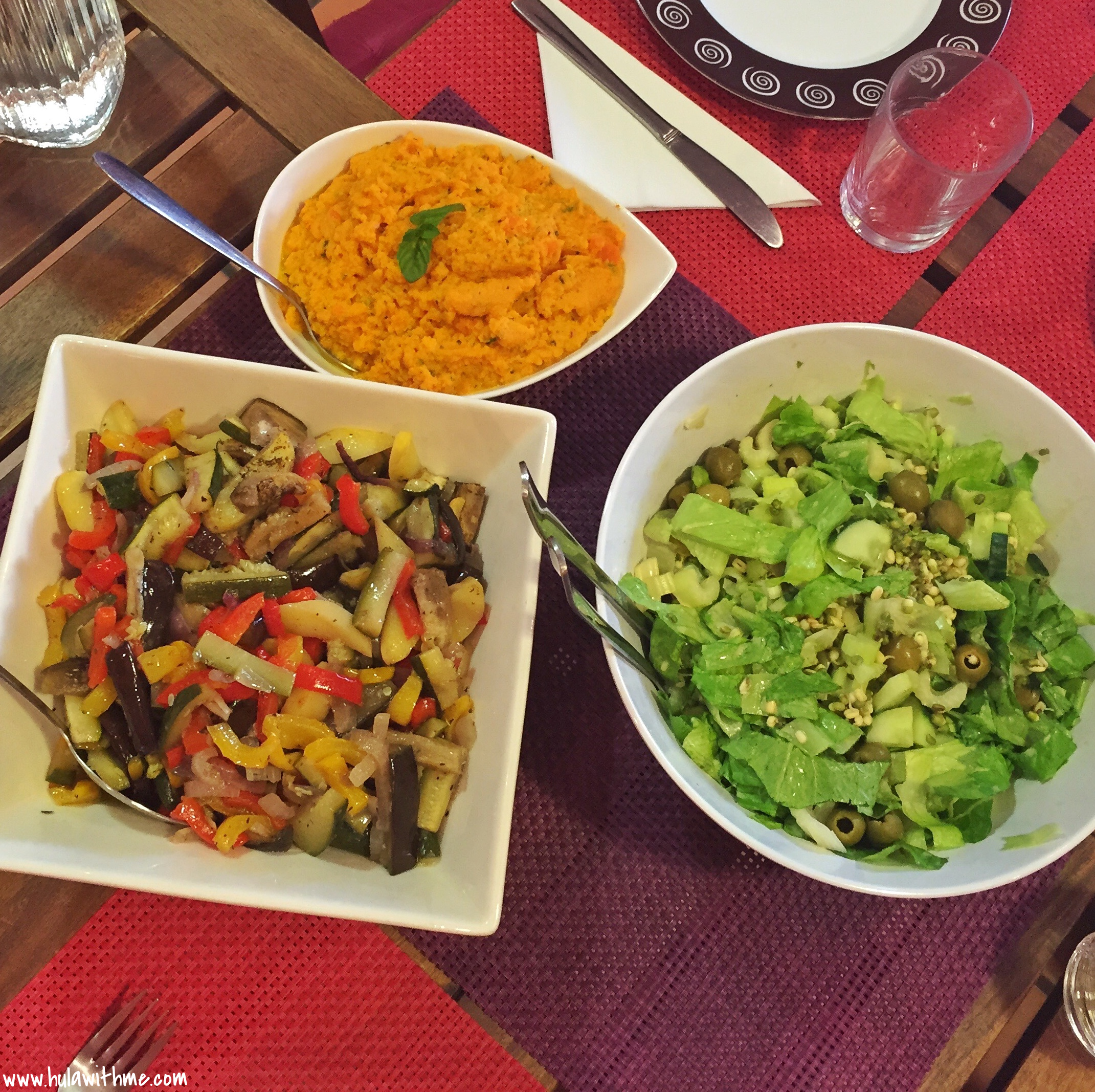 Vegan meals at yoga retreat on Fuerteventura, Canary Islands. Managed by AzulFit.
