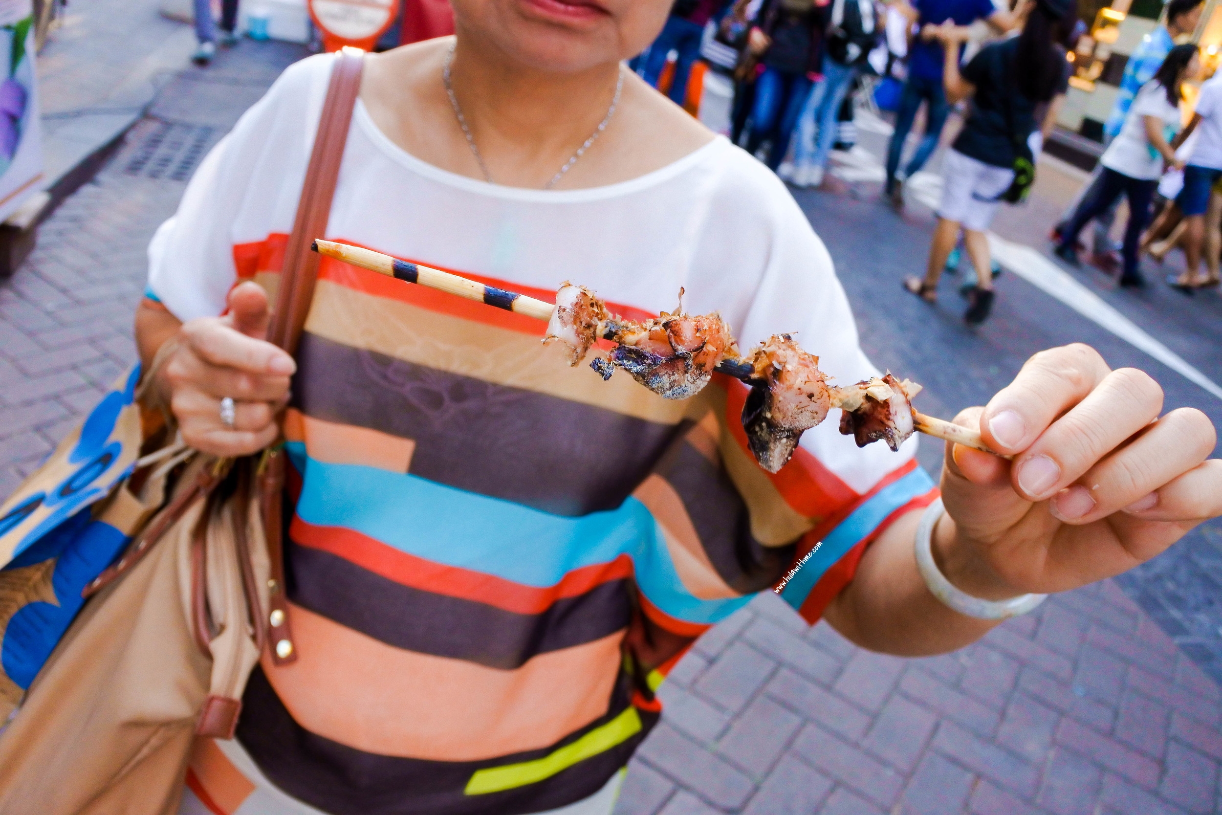 Seoul street food - Grilled squid