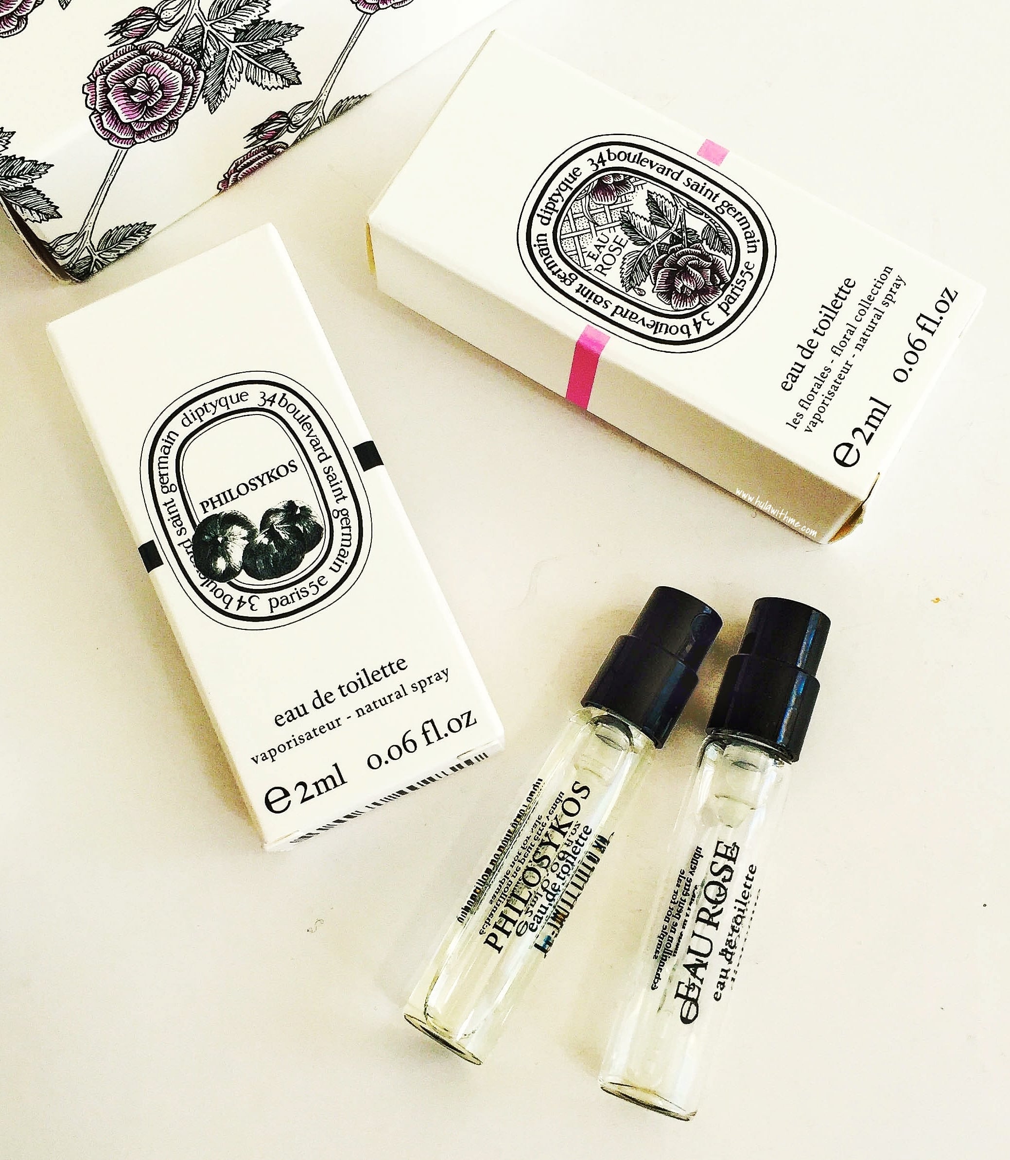 Diptyque Paris Eau de Toilette sample/trial size.