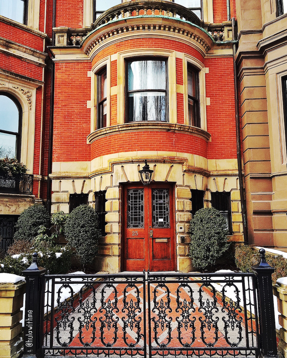 Boston Charm: Make a grand entrance at No. 25 on Commonwealth Ave in the Back Bay neighborhood.