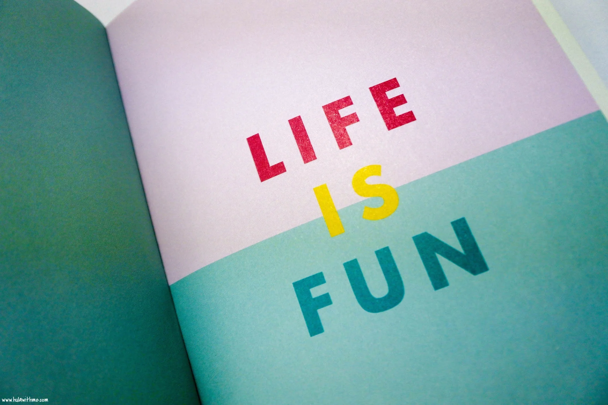 Kikki.K Stationery: The inside pages of My Little Journal of Happy Things.
