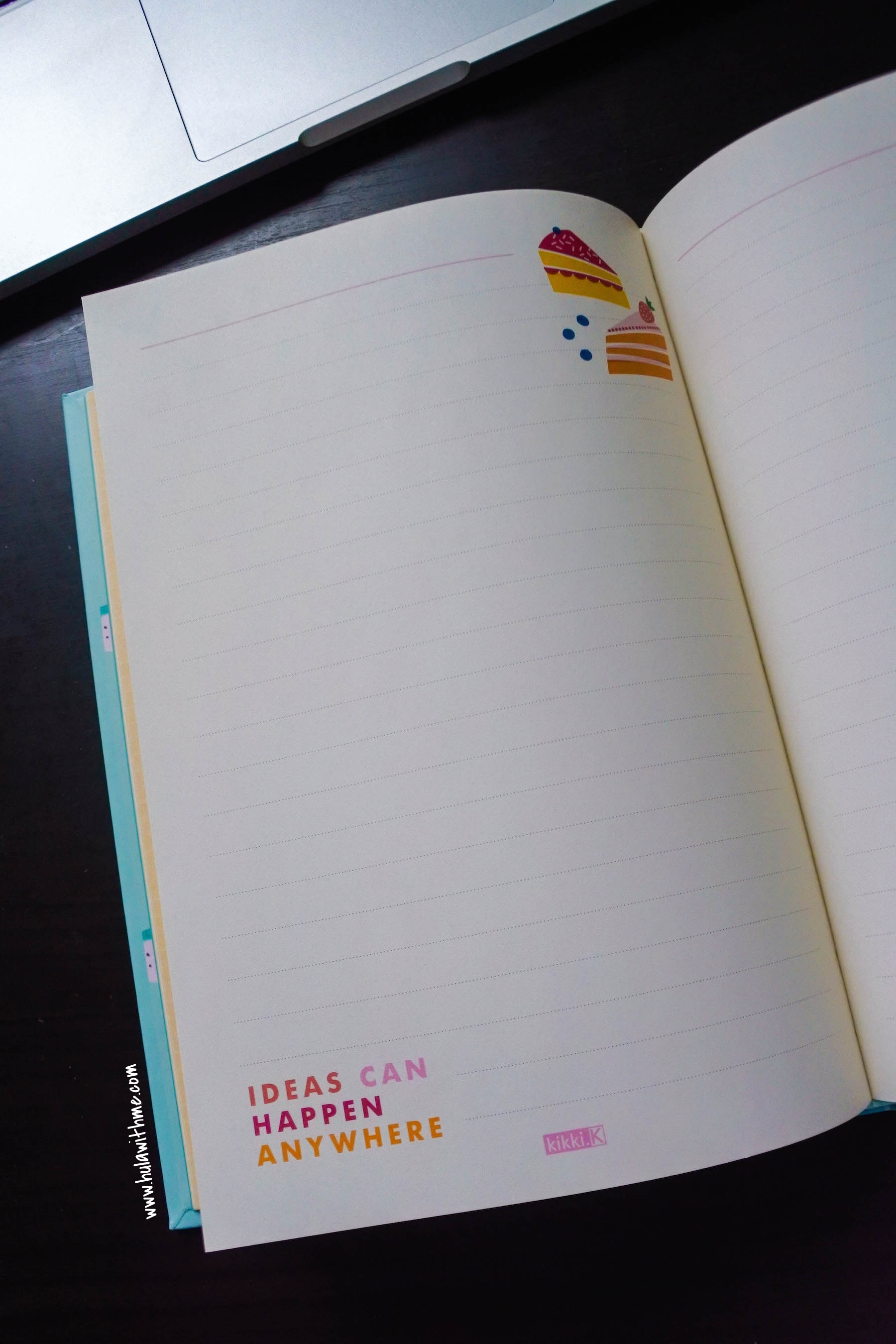 Kikki.K Stationery: The inside pages of the "Write It Down" Notebook.