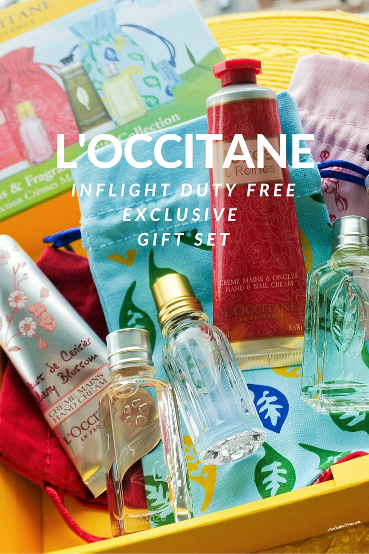 L'Occitane hand creams & fragrances gift collection - Inflight duty free exclusives