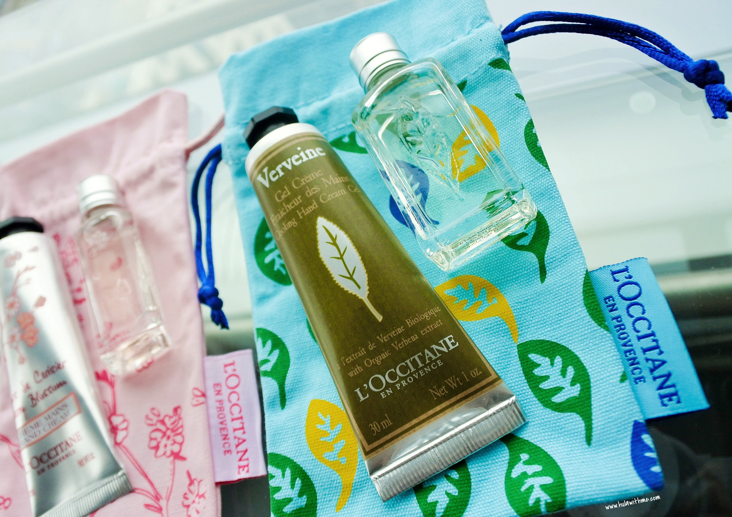 L'Occitane inflight duty free exclusives - Verbena collection