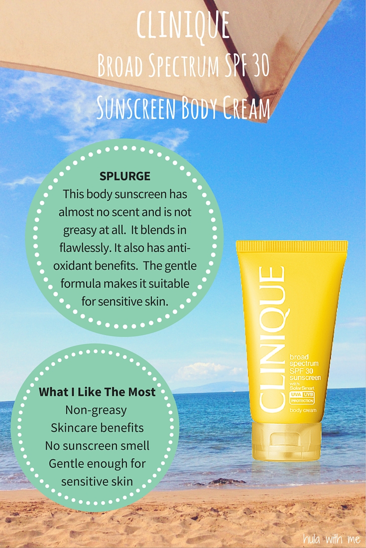 Clinique Broad Spectrum SPF 30 Sunscreen Body Cream