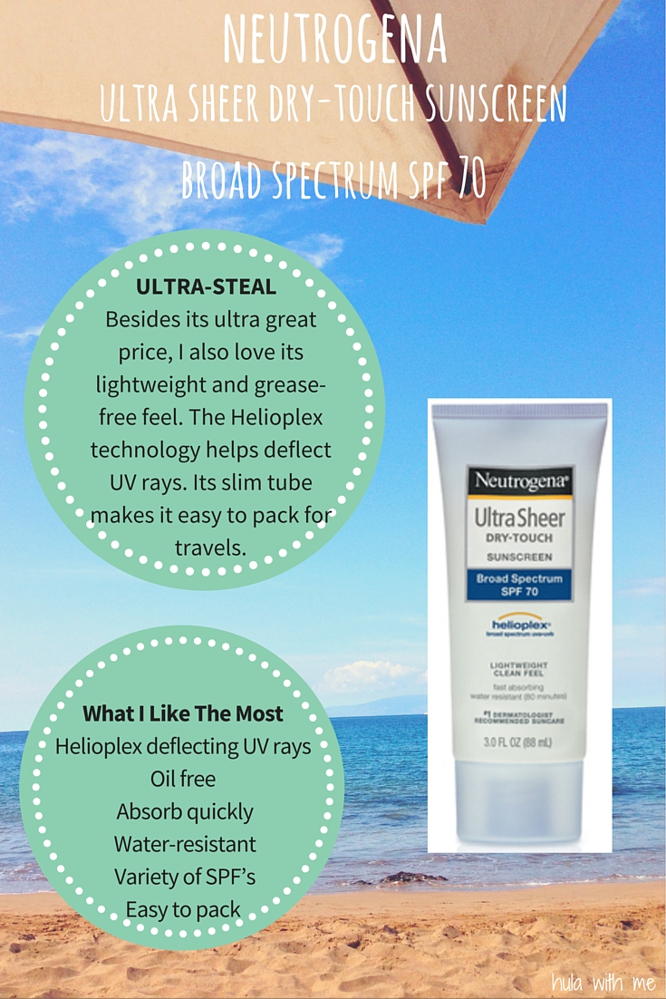 Neutrogena Ultra Sheer Dry-Touch Sunscreen Broad Spectrum SPF 70
