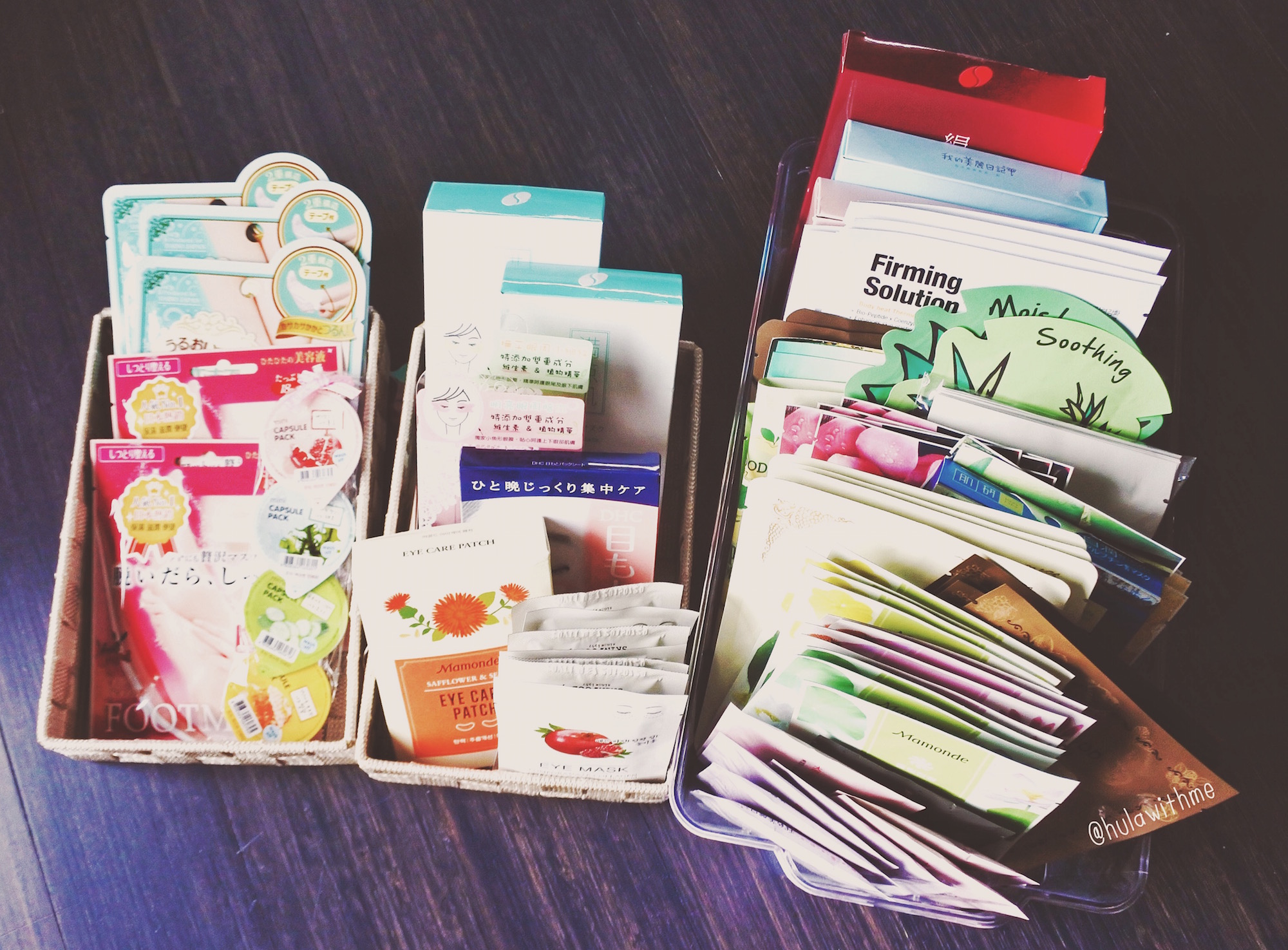 Lots and lots of beauty sheet masks!