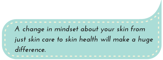 Skin Health Eating Habits: A change in mindset about your skin from just skin care to skin health will make a huge difference.