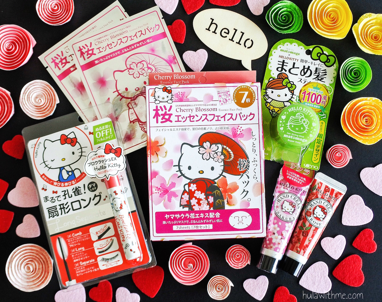 Sharing Hello KItty beauty products from Hong Kong.