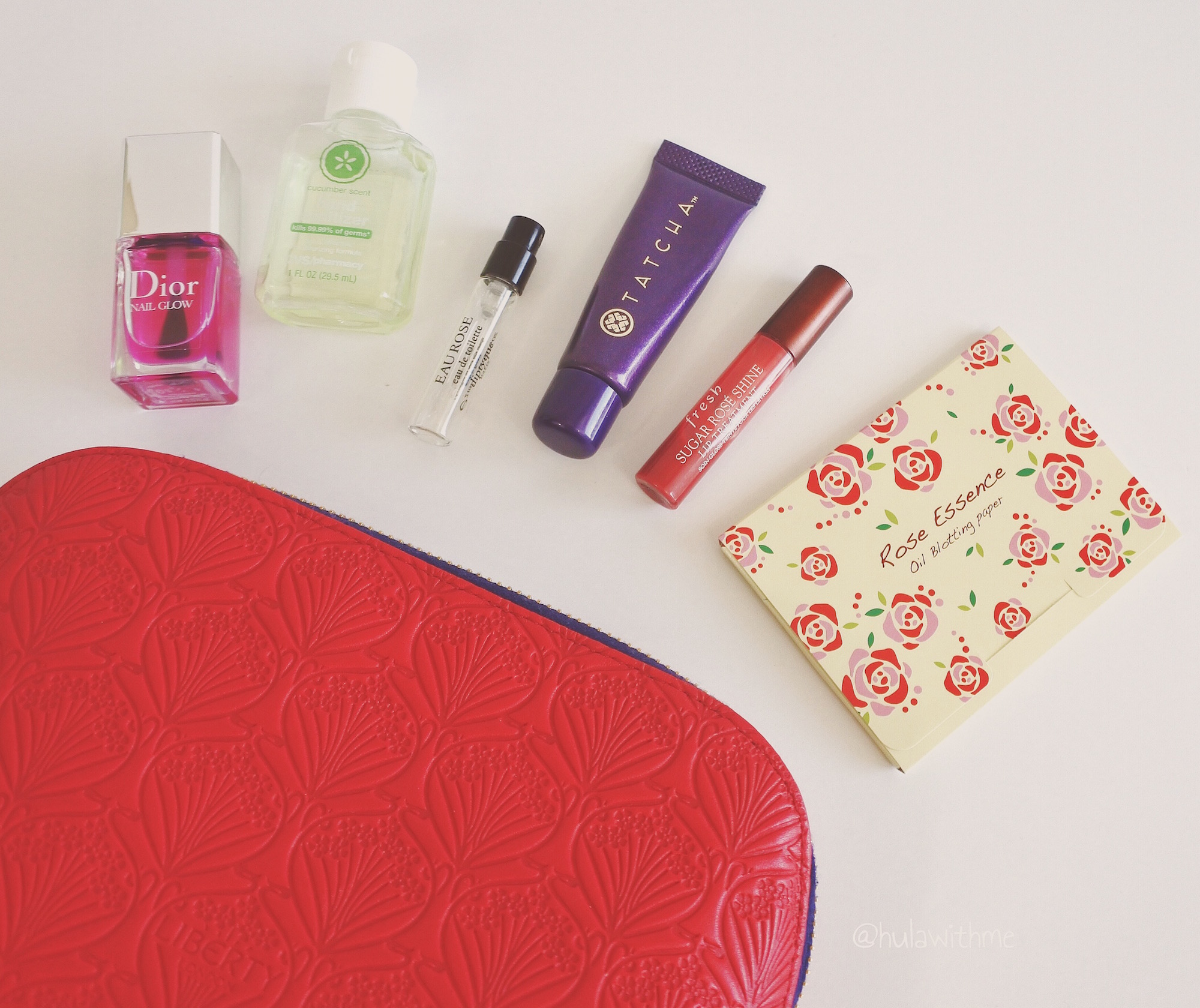 Sharing my travel essentials - what's in my carryon cosmetic bag.