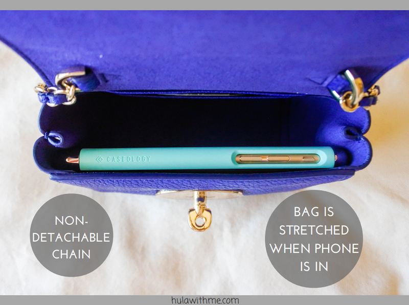 Reviewing the Mulberry Mini Lily Handbag in Neon Blue.