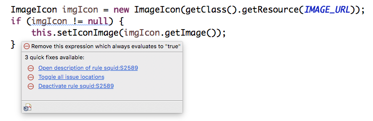 Unnecessary boolean condition