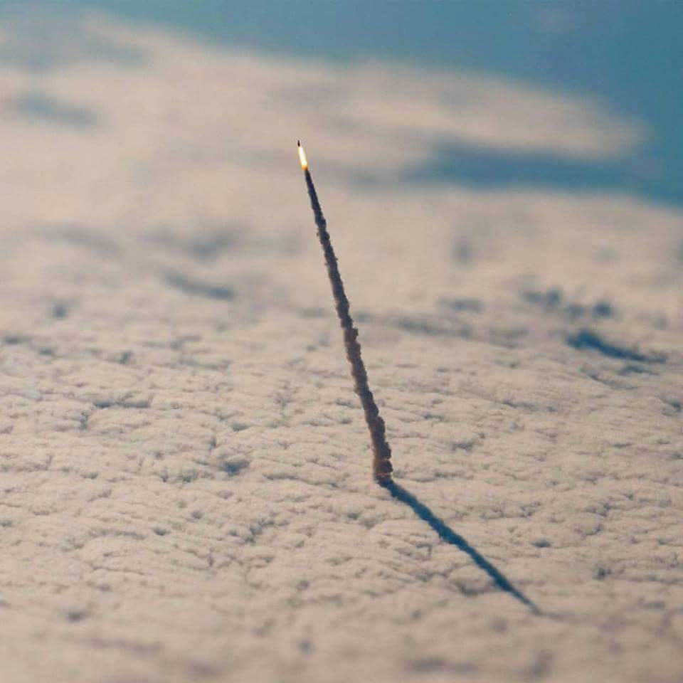 Space Shuttle Endeavor from ISS