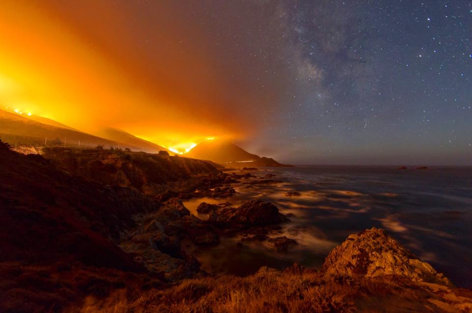 Soberanes Fire near Big Sur ~ Li Liu