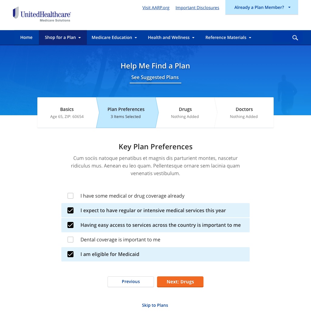 Enter Preferences