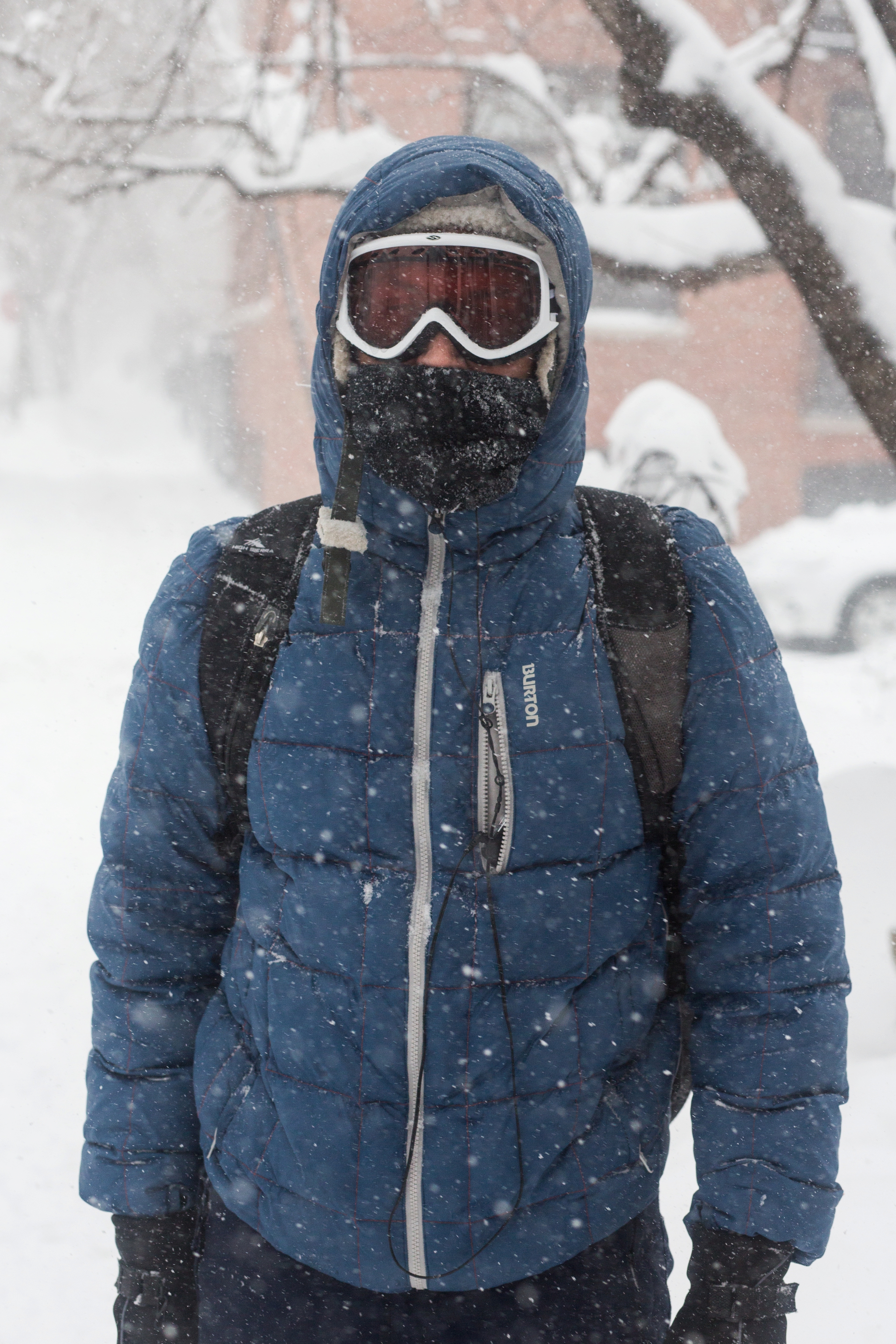Joe, an urban planner walks to a friends Super Bowl party.