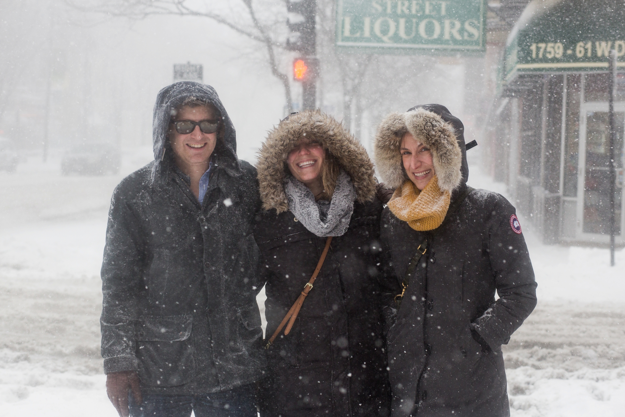 Doug, Amy and Mari braved the cold for Lunch on W. Division Street.