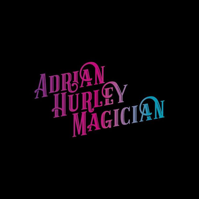 The final logo concept presented to @adrian.hurley.magician using a gradient across the word mark. .
.
.
.
.
.
#branding #typography #logodesinger #logolove #identity #gradient #freelancedesign #freelancedesigner #freelancegraphicdesigner #freelanceb