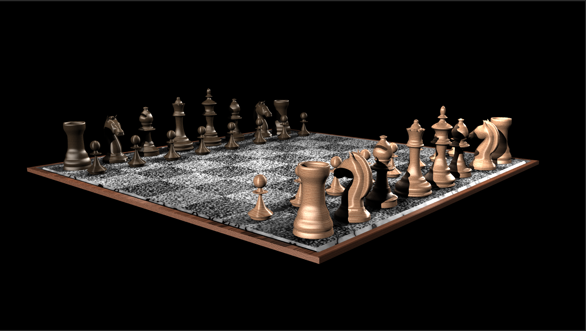 Titan Chess Set Image - Titans Of Cnc Chess PNG Image With