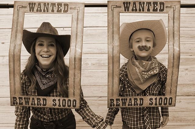 Howdy cowboy! @photoboothgeeks has a child friendly photo booth! Plus get your photo in sepia it B&amp;W. Thank you @amy_davidson for inviting us to some western fun! #sepiaphotos #b&amp;wphotos #childphotobooth #kidsphotobooth #cowboyparty