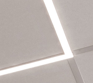 Creative Lighting on Suspended Ceiling — Goldeneye, Inc.