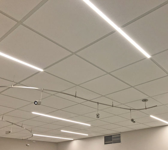 Airelight™ Linear SC 1.0 Directly Attached to T-Bar Grid