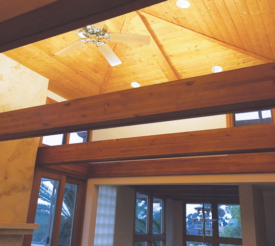 Project Spotlight Ambient Lighting For Vaulted Ceilings Goldeneye Inc - Spotlights In Vaulted Ceiling