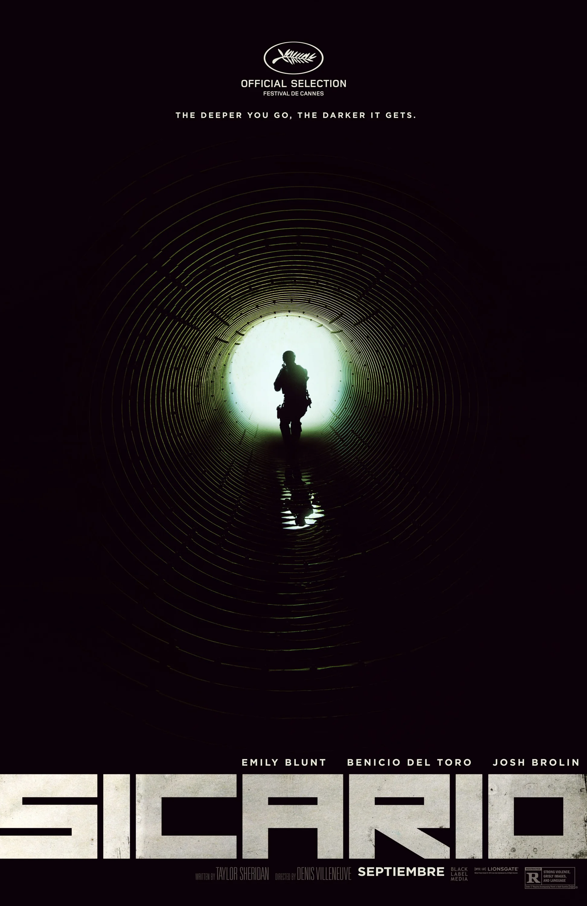 SICARIO POSTER FOR 2015 CANNES FILM FESTIVAL.