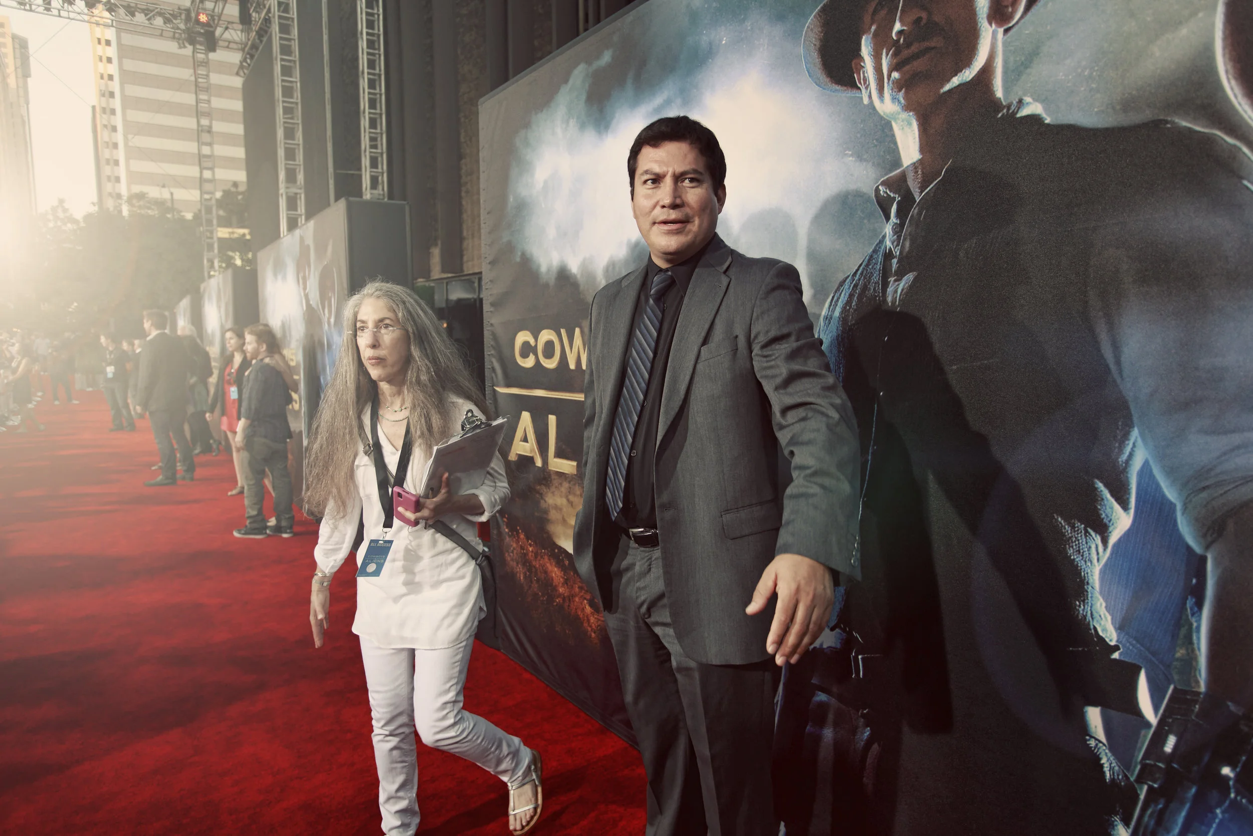 Julio red carpet and glowing lights.jpg