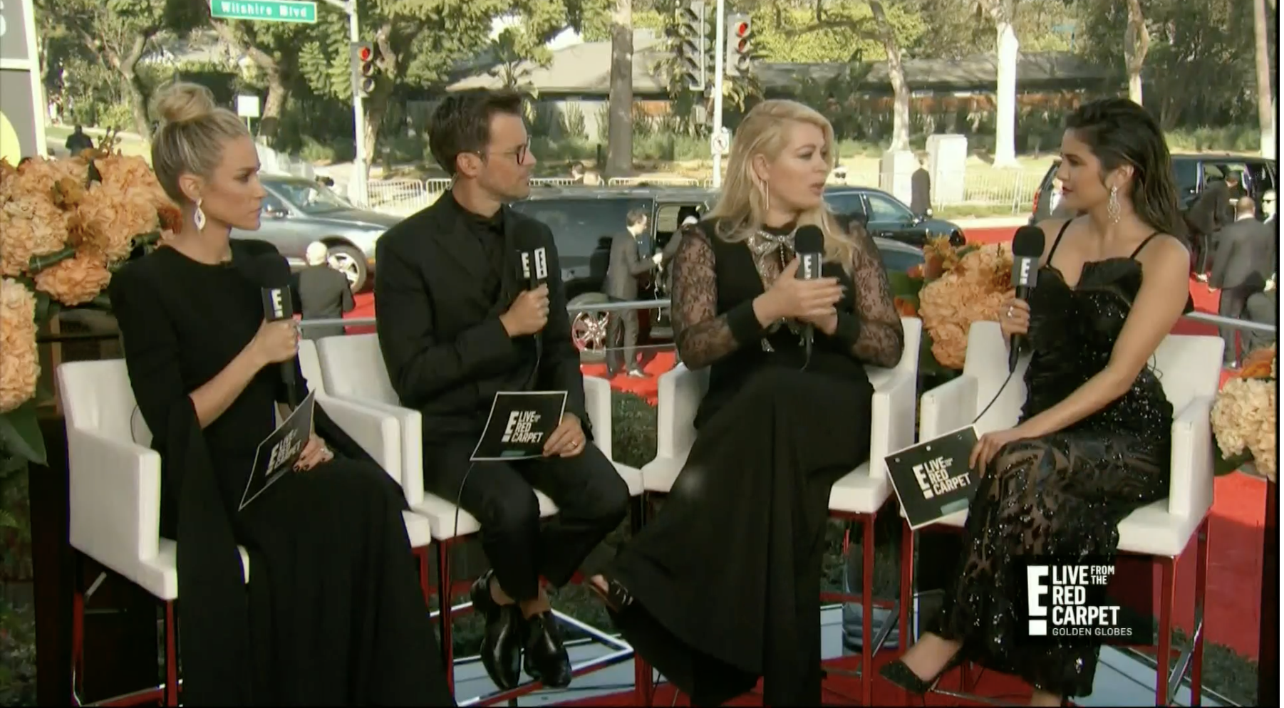 E NEWS I Amanda de Cadenet Talks the Time's Up Movement's ''Celebration of Sisterhood'' at 2018 Golden Globes