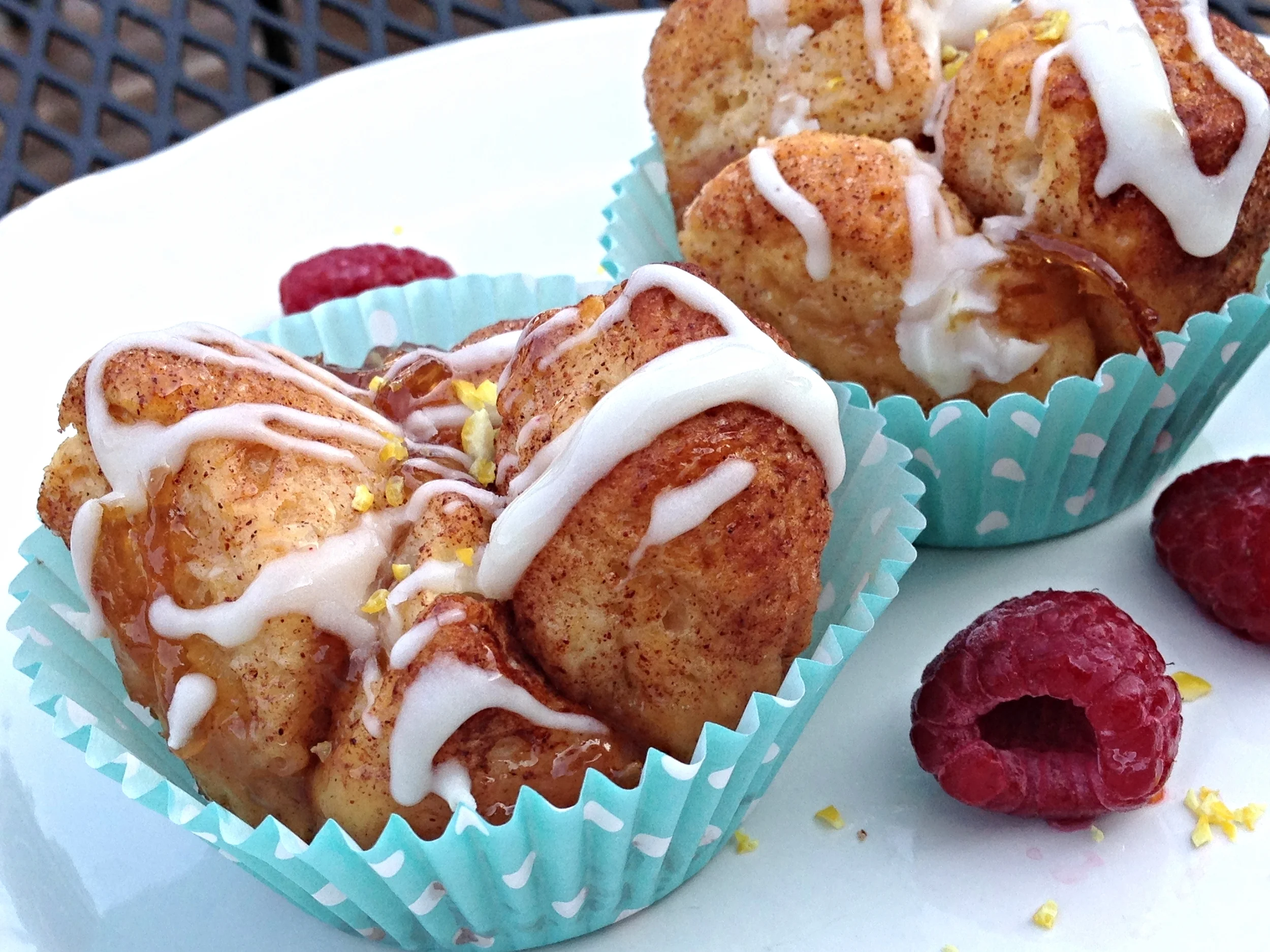 Lem'n Raspberry Monkey Bread Muffins Recipe