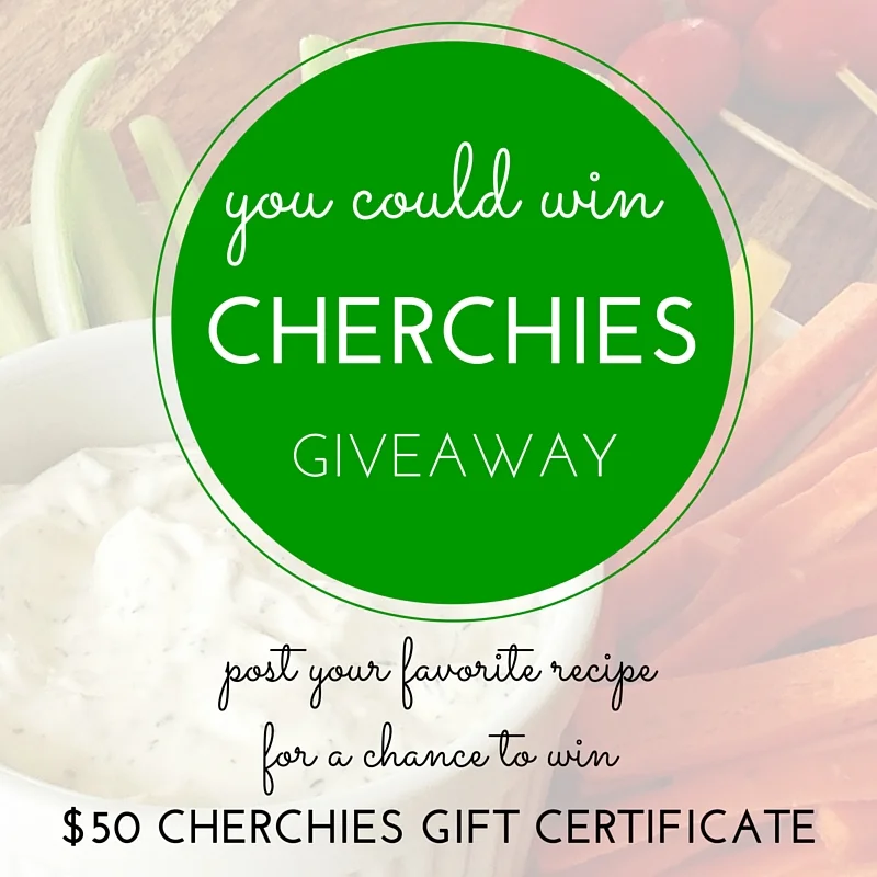 Enter for a chance to win a $50 Cherchies Gift Certificate